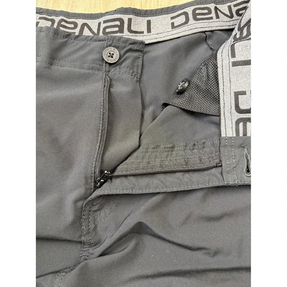 Denali Mens Performance Shorts Black Size 36 Hiking Fishing D427560S Stretch